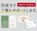 初めての方も丁寧サポート。魅力的な名刺を作成します 歴15年のデザイナーにお任せください！印刷も出来ます。 イメージ1