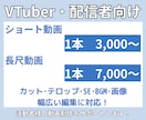 VTuber・配信者の切り抜き動画編集します カットから演出まで、動画編集をまるごとお任せ！ イメージ1