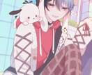 一枚絵(サムネ等)、立ち絵、アイコンを描きます 透明感のある、ふんわり柔らかいイラストを描きます。 イメージ1