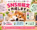 SNS投稿文をやさしく読みやすい文章で作成します 「伝えたいことはあるけど、文章にするのが難しい…」をお手伝い イメージ1