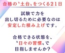 21日間サポート！社会人のための勉強に伴走します 【忙しい人・続かない人用】資格取得、勉強を管理・習慣化します イメージ10