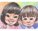 かわいく親しみのある手描き似顔絵お描きします 家族の記念/ウェルカムボード/還暦/古稀/米寿/傘寿/金婚式 イメージ2