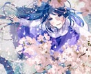 一枚絵・風景・人物・背景・イラストを制作いたします ＊儚くて綺麗なイラストをお届け＊ イメージ8