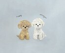 オイルパステルであなたの愛犬を可愛く描きます ゆるキャラ雰囲気とパステルカラーでアイコンにピッタリ！ イメージ7