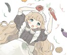 ふわふわかわいいイラスト描きます アイコン、Youtube、キャス画など幅広くお受けします イメージ2