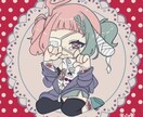 もちっと可愛い！デフォルメキャラアイコン作成します 似顔絵っぽくや可愛くなどあなたの理想を形にします！ イメージ1