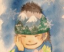 透明水彩のイラスト描きます 人物、植物、動物など、組み合わせてデザイン、作画します イメージ2
