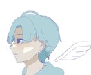 やさしい雰囲気のイラスト描きます やさしい雰囲気のイラスト描きます｜SNSアイコン・個人鑑賞用 イメージ4
