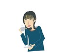 簡単な似顔絵を作成します フリー素材みたいにかんたんな似顔絵いかがでしょうか! イメージ3