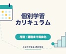 志望校から逆算した学習計画を作成します 参考書選びから月別・週別の進め方まで具体化します イメージ1