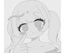 ラフなイラスト描きます 線とベタ塗りだけのシンプルなイラストを描きます イメージ3