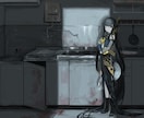 イラスト制作。風景含めた人物イラストを描きます 退廃的な雰囲気の風景イラストが欲しい方へ イメージ3