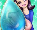 筆ペンで推しキャラとのツーショットアイコン描きます 好きなキャラとのツーショットの和のアイコンはいかがですか？ イメージ7