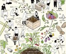 ご活動のコンセプトを表現した絵を描きます 環境へのご配慮や生態系との関わりなどを、わかりやすく描きます イメージ1