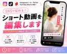 ショート動画を編集します SNSで伝わる動画を丁寧に編集いたします イメージ1