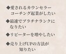 電話相談サービス出品者向け・売上UPコンサルします リピート率が高まる・愛されカウンセラー・コーチ起業サポート イメージ2