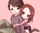 アニメ風ミニキャラアイコン画像描きます あなただけのアニメ風ミニキャラアイコン画像でSNSを華やかに イメージ1
