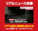 リアルなニュース映像作成します 様々なテレビ局のニュースを再現します イメージ1