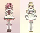 女性のキャラクターデザインします あなたの創作活動をもっと豊かに！ イメージ1