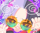 ポップで映える★SNS用アイコン作成します 【限定5点】開設を記念して半額の2000円でお作りします！ イメージ3