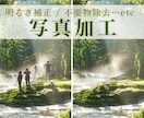 現役のレタッチャーが写真の合成・加工・補正します プロの編集技術でクオリティの高い画像へ変身させます！ イメージ1