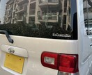 車にも貼れるUVコーティングシール制作します 建物の窓やノートパソコン、各種道具に貼るのも良いと思います イメージ1