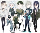 TRPG・Vtuber等◼︎胸上〜全身描きます 修正無制限！個性的なデザインを考えるのが好きです！ イメージ5