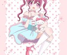 商用利用可！可愛らしいイラスト描きます 親切丁寧を心がけています。女児アニメイラストはぜひお任せあれ イメージ3