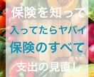 入ってたらヤバイかも！保険の全て教えます 固定費を下げる為に最適な支出を見直して得しませんか？ イメージ1