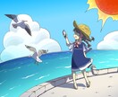 目を引くかわいいデフォルメイラスト作成します イメージ通りのイラストを作成できるよう協力致します！ イメージ4