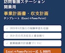 訪問看護の開業用事業計画書・収支計画を販売します 2026年6月施行の報酬を収録・36か月の月次収支と資金繰り イメージ1