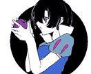 ポップな雰囲気のアイコン・イラストを作成します 個性派イラスト作成/キャラデザも最低ご料金内で承ります イメージ4