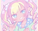 パステルカラーのかわいいSNSアイコン制作します 似顔絵風も歓迎！ふわふわ柔らかいタッチでお描きします イメージ3