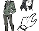 墨絵風イラスト　作成致します イラストが得意なメンバー様による作成！カラーもOK！ イメージ3