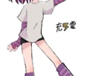 イラストご依頼募集いたします 病みかわいい系デフォルメイラストを描きます✨ イメージ2