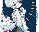 闇可愛いイラスト/アイコン絵/ミニキャラ描きます 地雷系、男の娘、ショタ、ケモ耳は大得意◎ イメージ6