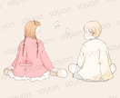 イラスト多数/完成品のイラストを販売しています ほのぼの・ほんわか一枚絵/アイコン・動画サムネなどに イメージ7