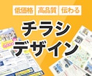 ターゲットに響く販促チラシをデザインします お店やサービスに合わせた販促チラシ制作 イメージ1
