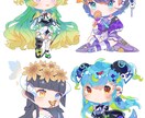 sdキャラ/デフォルメキャラを制作します 可愛らしいsdキャラクターをアイコン用などで制作します。 イメージ1