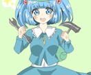 可愛い女の子描きます！ます 自分だけのオリジナルスタンプやアイコンを作ります！ イメージ5