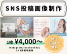 SNS投稿用画像を制作します キャンペーン、告知、限定商品紹介などのSNS投稿用画像 イメージ1