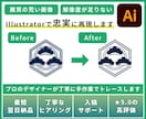 ロゴや画像をでai・ベクターデータ化します プロが手作業で忠実にトレース。印刷入稿まで対応します イメージ1