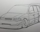 カスタムカーや多種多様なカーイラストを描きます あなたの愛車をシャーペン1本で至極の逸品にする イメージ2