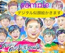 何人でも似顔絵一律5000円で描きます お友達へのプレゼントなど目的やご希望をお知らせください。 イメージ2