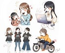ゆるりとかわいいシンプルイラストお描きします アイコンにおすすめ！美大卒イラストレーターがお描きします◎ イメージ4