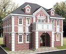 住宅の外観CGパースを作成します 輸入住宅を特に得意としています。デザインのご提案も可。 イメージ6