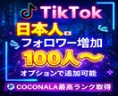 TikTokリアル日本人フォロワーを増加します リアル日本人フォロワー100人〜増加！ イメージ1