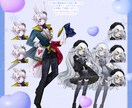 立ち絵・SD制作承ります 企業実績あり！あなたの活動をイラストで応援します！ イメージ3
