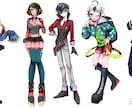 キャラクター立ち絵を描きします オリジナルキャラクターを具現化しませんか？ イメージ1