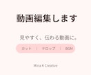 カット・テロップなど丁寧に動画編集します ご希望に合わせて見やすく伝わる動画に仕上げます イメージ1